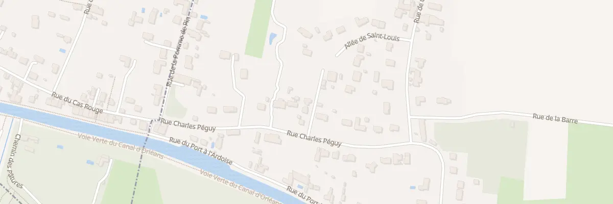 Plan du 100 Rue Charles Péguy à Chécy