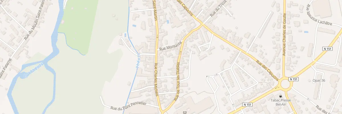Plan du 10 Rue de Tous les Diables à Issoudun