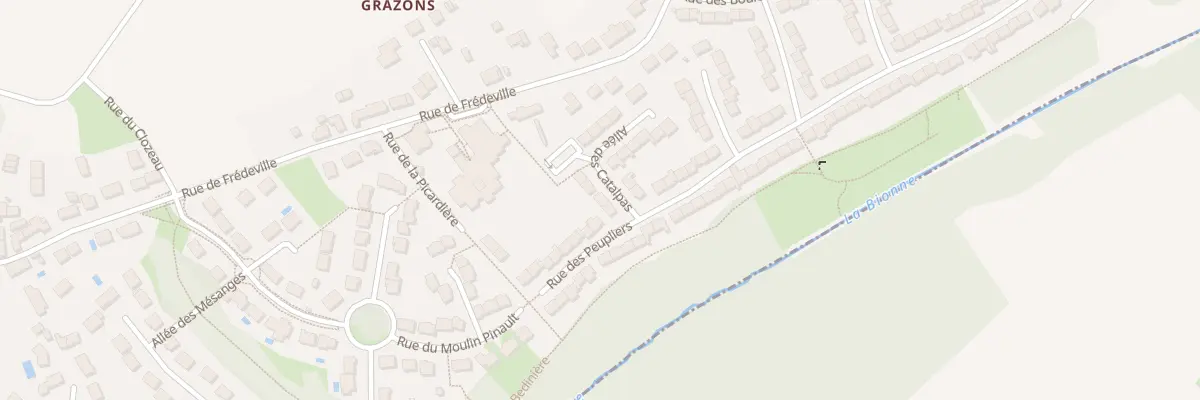 Plan du 3 All des Catalpas à Saint-Jean-de-Braye