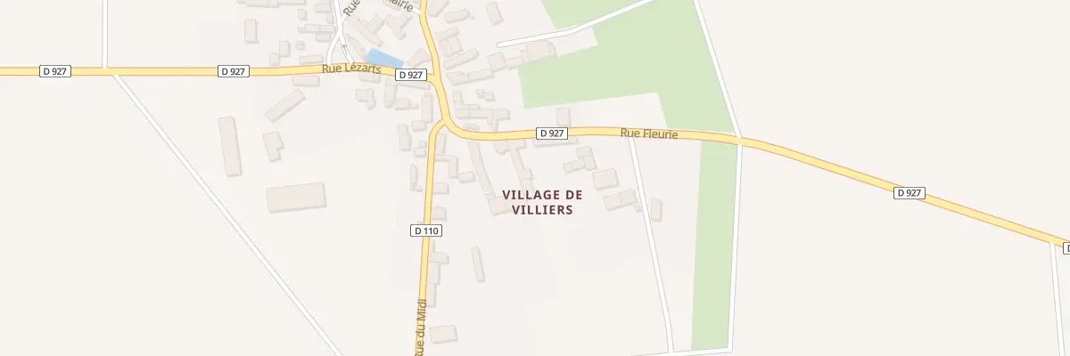 Plan du 4 Rue Fleurie à Chaussy