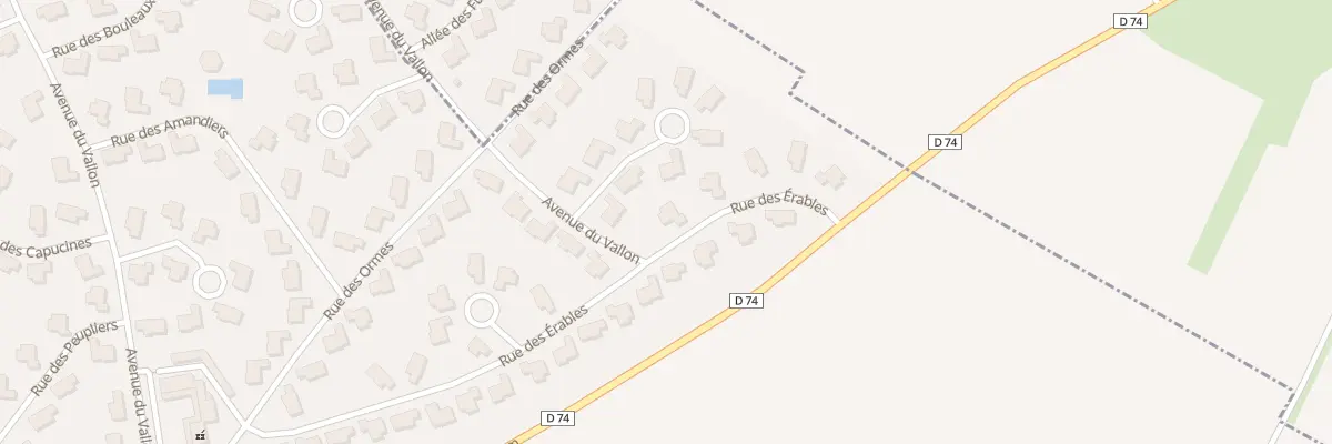 Plan du 15 Rue des Erables à Chavenay