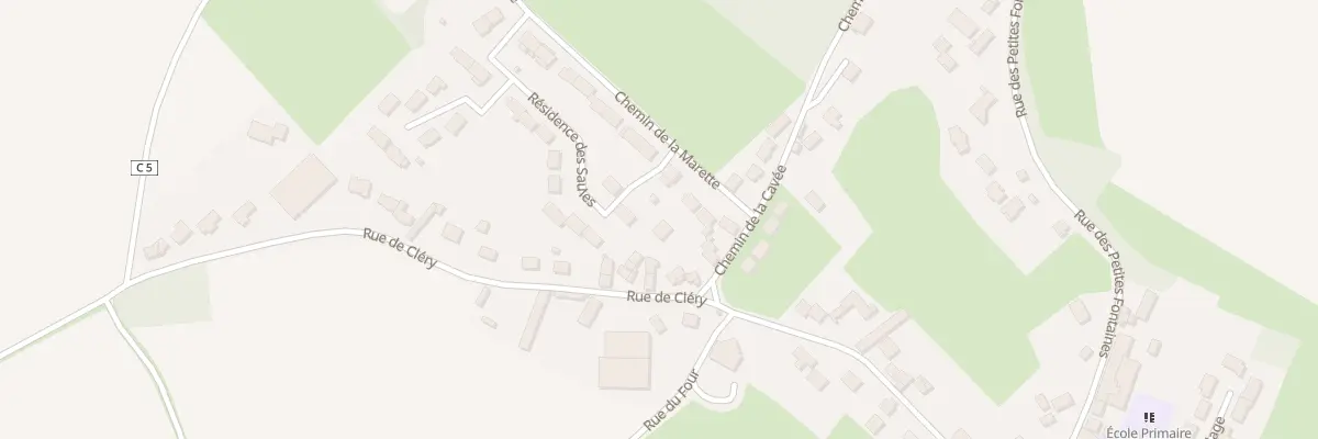 Plan du 5 Che de la Marette à Frémécourt