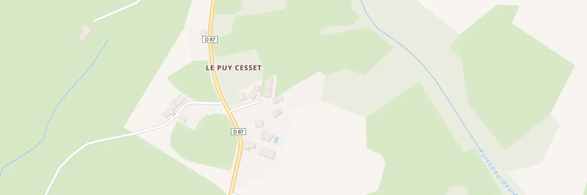 Plan du 5239 Puy Cesset à La Cellette