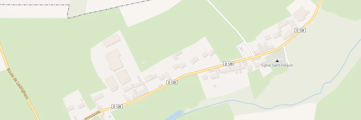 Plan du 894 Rue Principale à Ledinghem