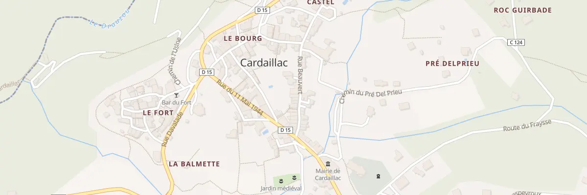 Plan du 5129 Rue Beauvert à Cardaillac