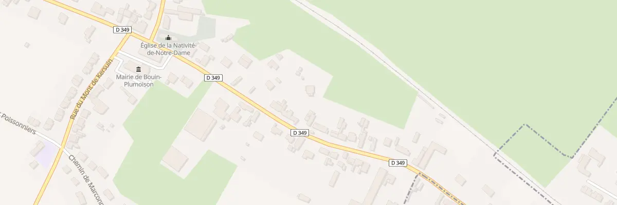 Plan du 376 Rte Nationale à Bouin-Plumoison