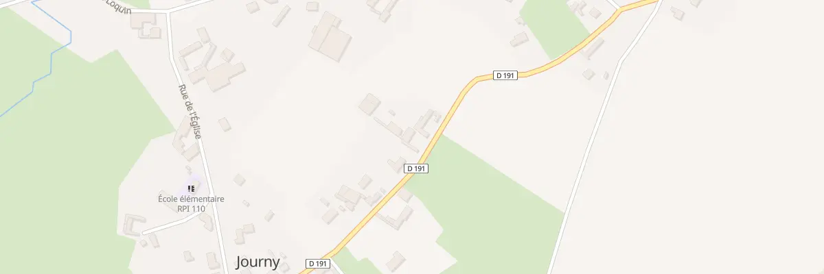 Plan du 42 Rte d’Alquines à Journy