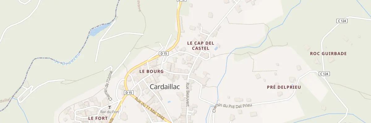 Plan du 5015 Le Cap Del Castel à Cardaillac