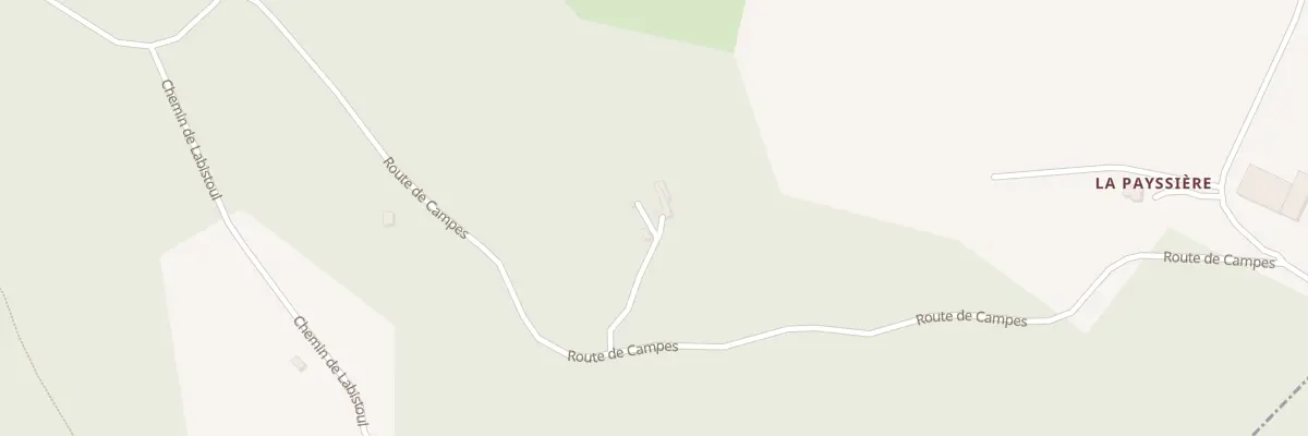 Plan du 2321 Rte de Campes à Saint-Marcel-Campes