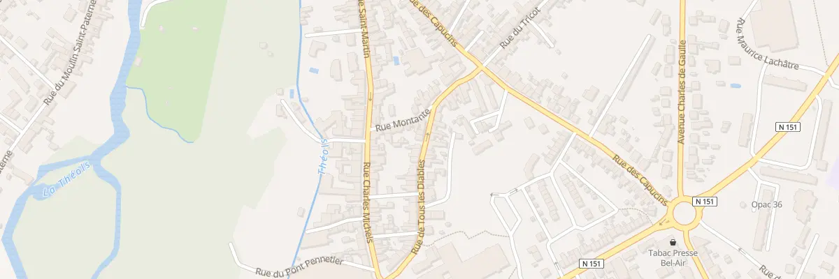 Plan du 8 Rue de Tous les Diables à Issoudun