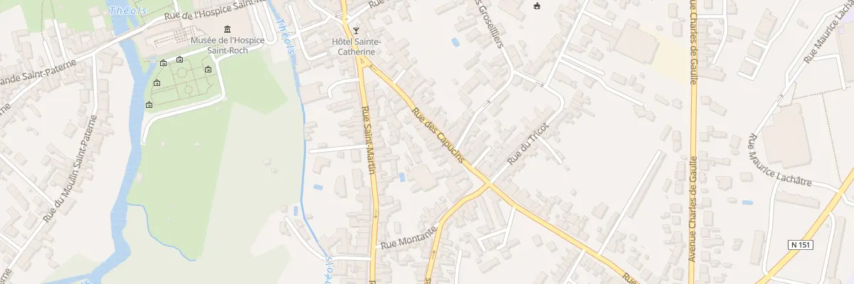 Plan du 24 Rue des Capucins à Issoudun