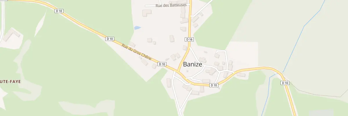 Plan du 1 Rue de la Mairie à Banize