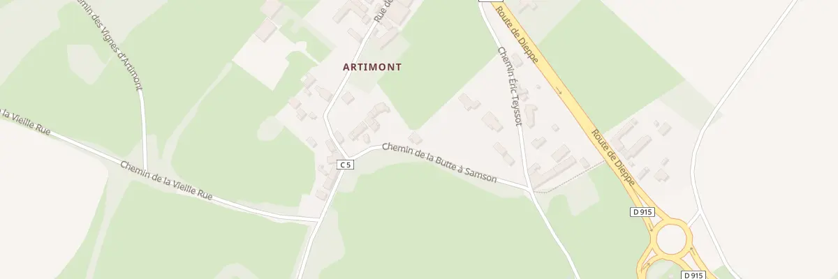 Plan du 9 La Butte A Samson à Frémécourt