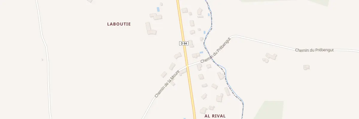 Plan du 5355 Laboutie à Labessière-Candeil