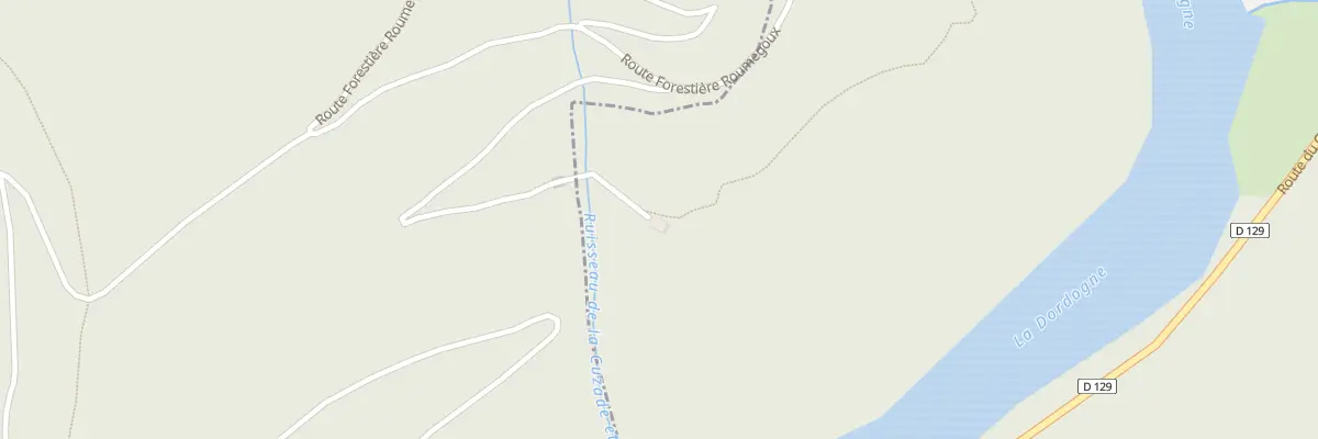Plan du 1 La Roche du Port à Servières-le-Château