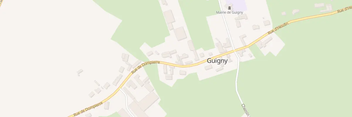Plan du 12 Rue de Dompierre à Guigny
