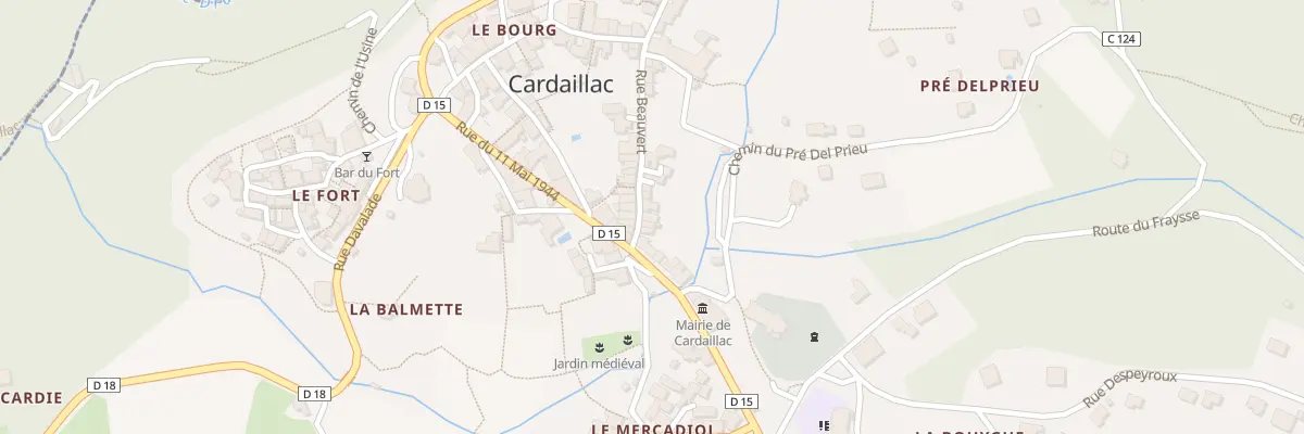 Plan du 5077 Rue Beauvert à Cardaillac
