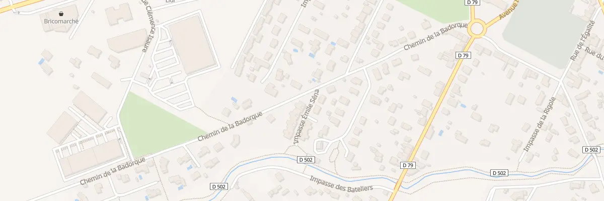Plan du 29 Che de la Badorque à Revel