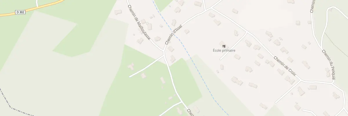 Plan du 9002 Che d’Issel à Labécède-Lauragais