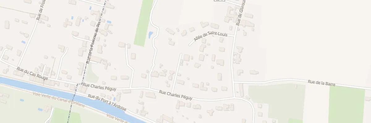 Plan du 11 All de Saint-Louis à Chécy