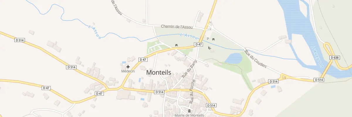 Plan du 5048 Monteils à Monteils