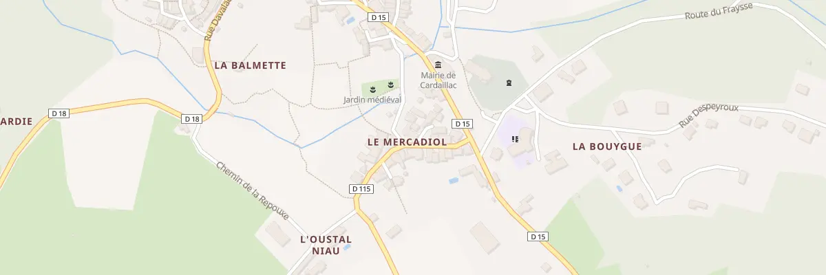 Plan du 5097 Pl du Mercadiol à Cardaillac