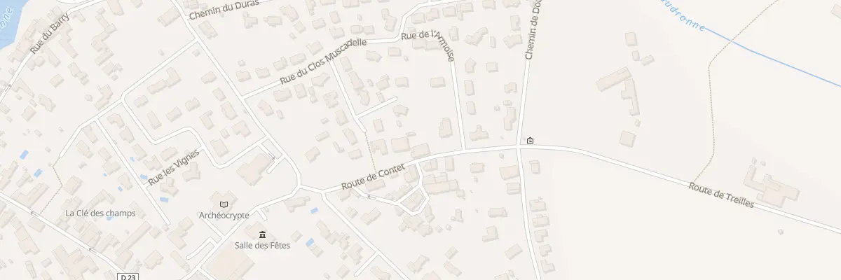 Plan du 35 Rue de Contet à Lagrave