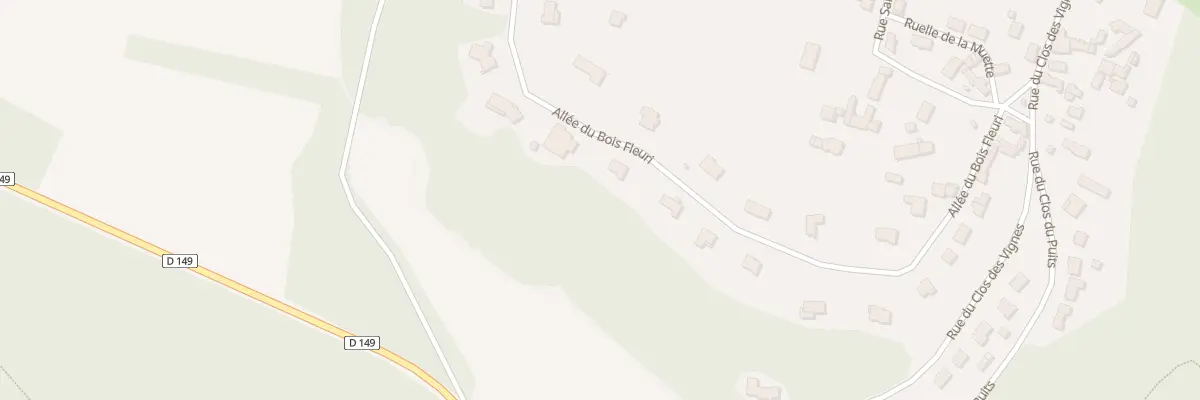 Plan du 403 All du Bois Fleuri à Bullion