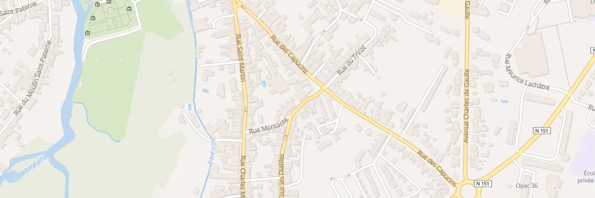 Plan du 2 Rue de Tous les Diables à Issoudun