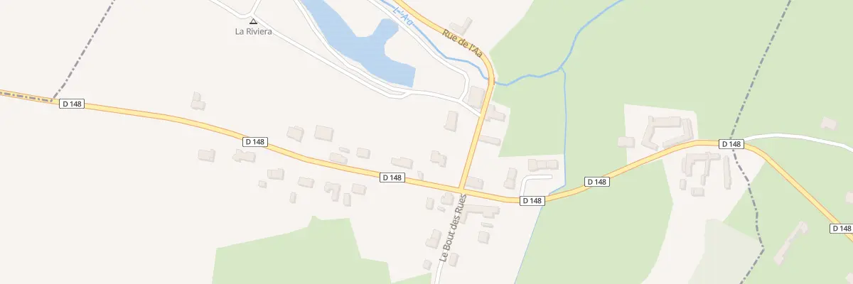 Plan du 281 Rue du Haut Pays à Aix-en-Ergny