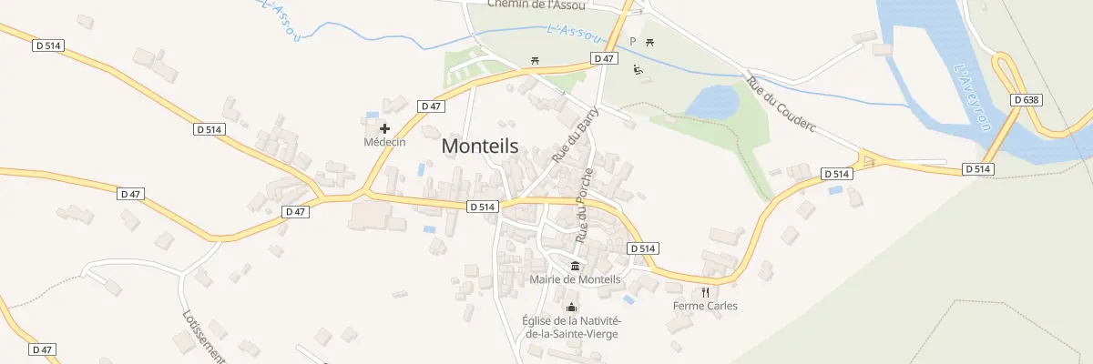 Plan du 5041 Monteils à Monteils