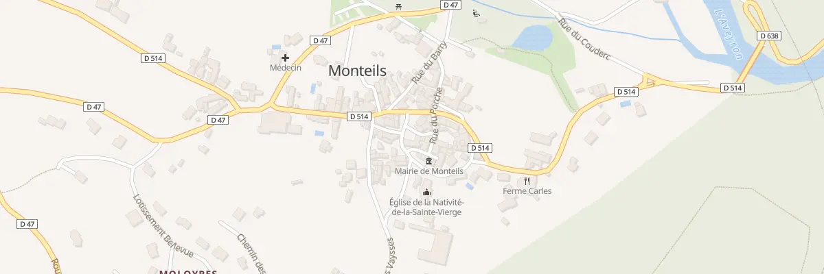 Plan du 5013 Monteils à Monteils