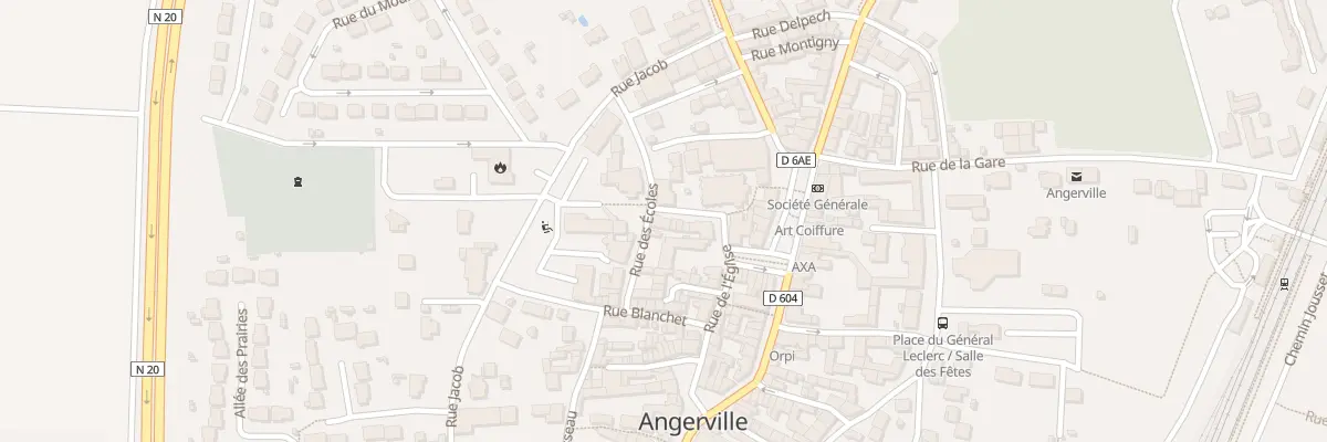 Plan du 9 Rue Cassegrain à Angerville