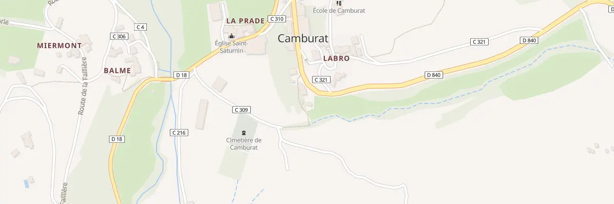 Plan du 5090 Labro Sud à Camburat