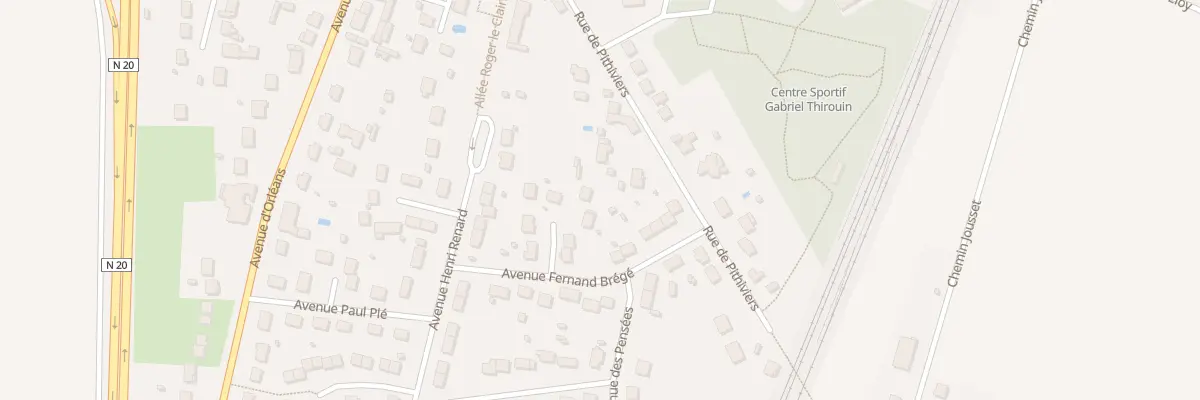 Plan du 5 All Georges Crouzat à Angerville