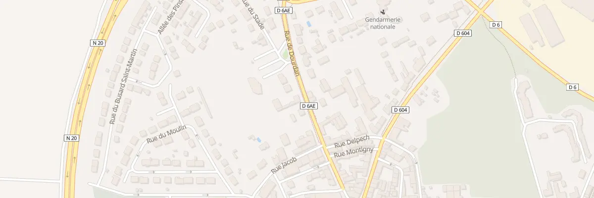 Plan du 25 Rue de Dourdan à Angerville