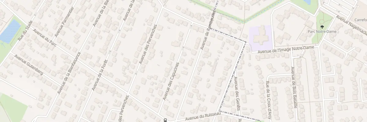 Plan du 13 Av des Capucines aux Clayes-sous-Bois