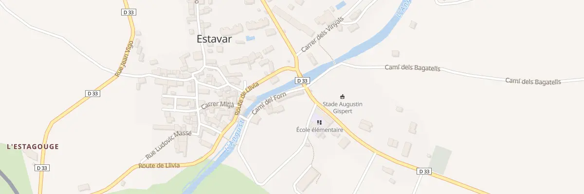 Plan du 2 Rte de Saillagouse à Estavar