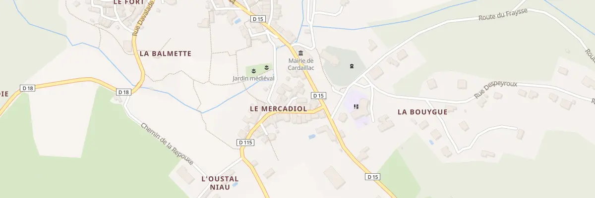 Plan du 5095 Le Mercadiol à Cardaillac