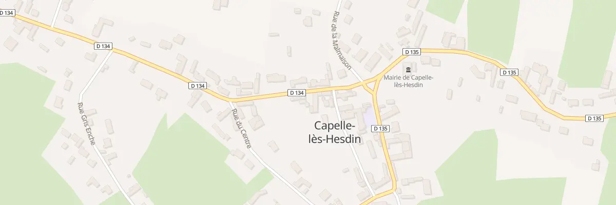 Plan du 85 Rue du Calvaire à Capelle-lès-Hesdin