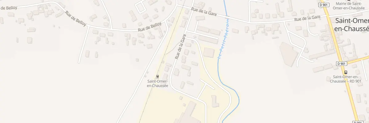 Plan du 17T Rue de la Gare à Saint-Omer-en-Chaussée