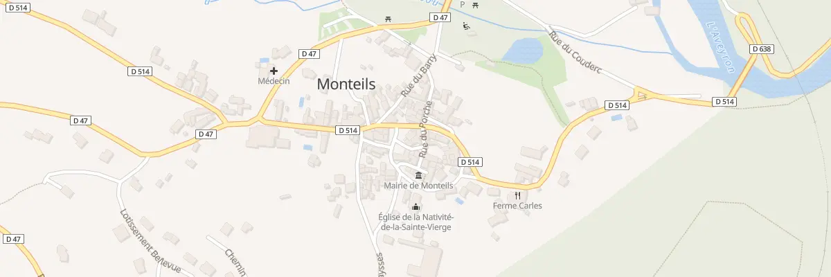 Plan du 5014 Monteils à Monteils