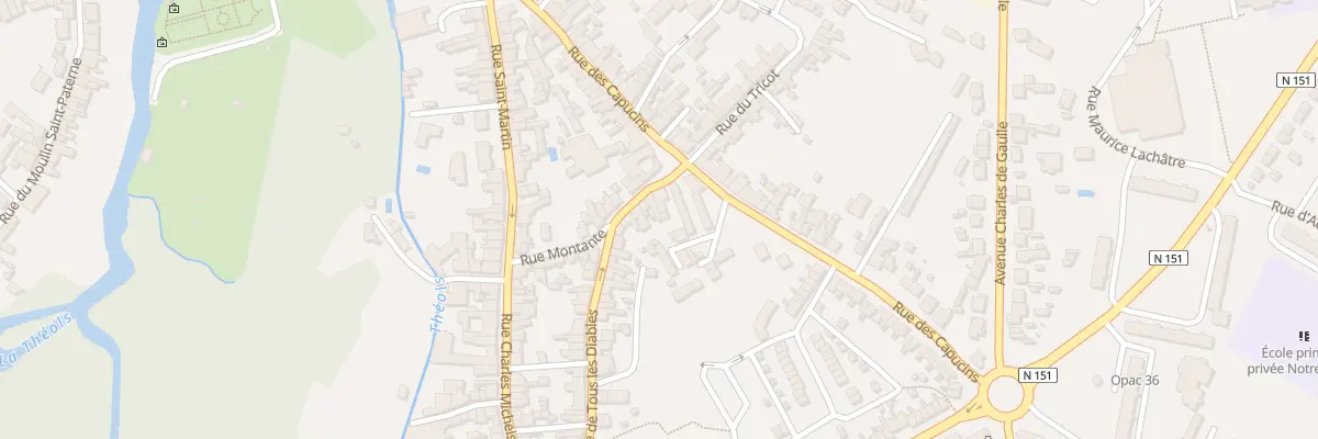 Plan du 3 Rue de Tous les Diables à Issoudun