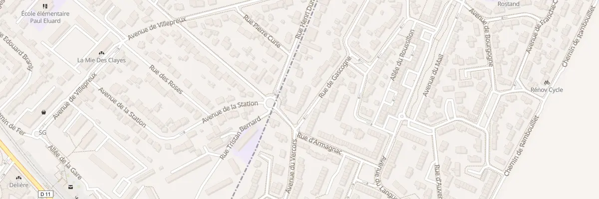 Plan du 58 Av de Gascogne à Villepreux