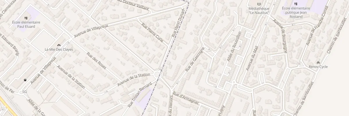 Plan du 19 Rue Henri Dunant à Villepreux