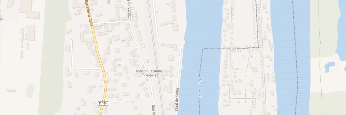 Plan du 2 Rue de la Seine à Médan