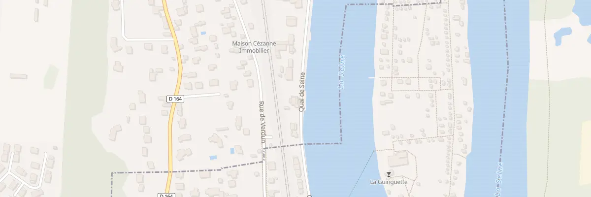 Plan du 29 Quai de Seine à Médan