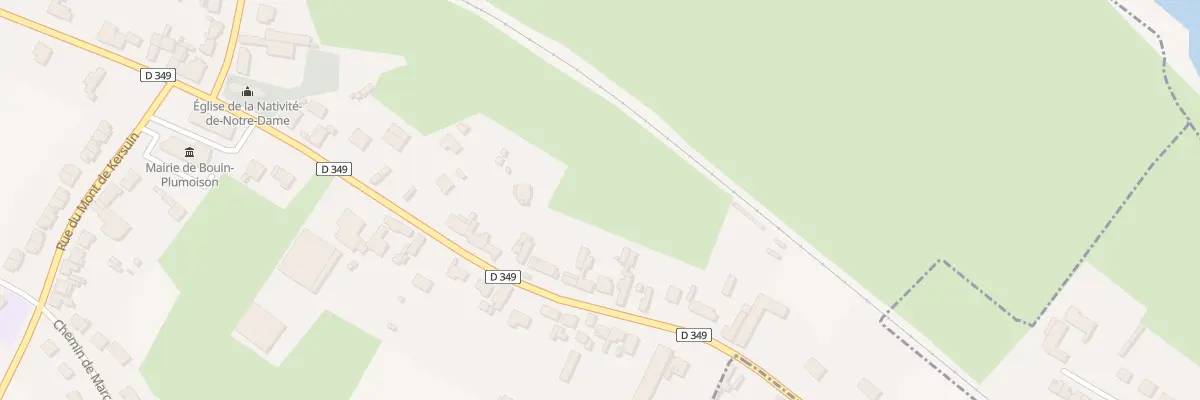 Plan du 326 Rte Nationale à Bouin-Plumoison