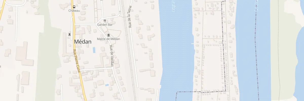 Plan du 12 Rue de la Seine à Médan