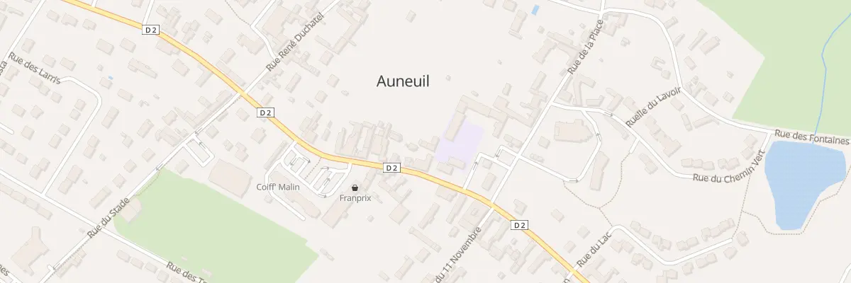 Plan du 205 Rue du Gen Leclerc à Auneuil